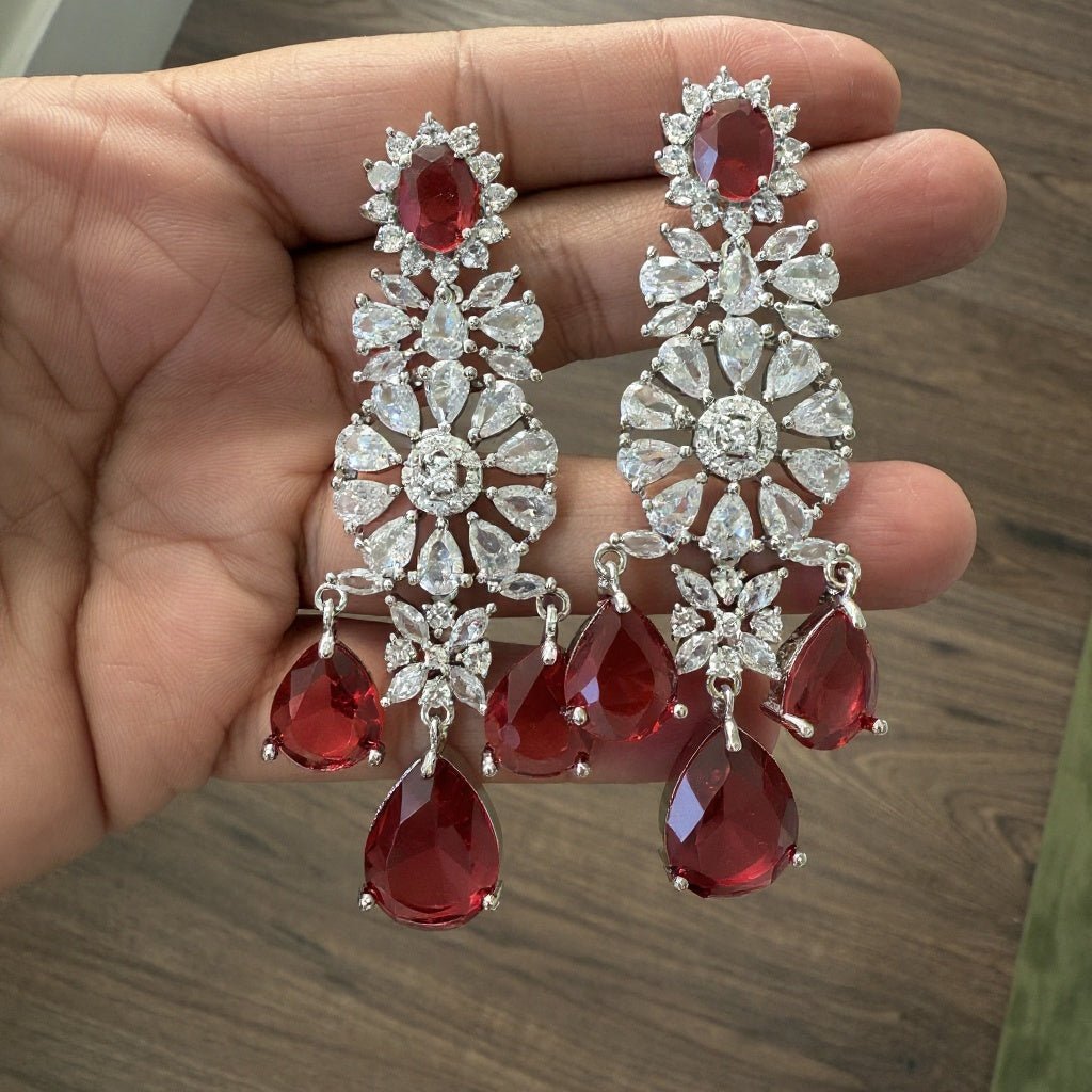 Ravya Ruby Elegance Set - Vinni’s Jewelry