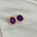 Regal Amethyst Pearl Necklace Set - Vinni’s Jewelry