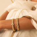 Regal Kundan Bangles – Gold - Toned Bridal Set - Vinni’s Jewelry