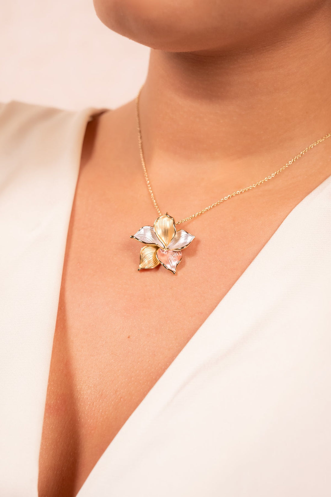 Regal Petals Statement Necklace Set - Vinni’s Jewelry