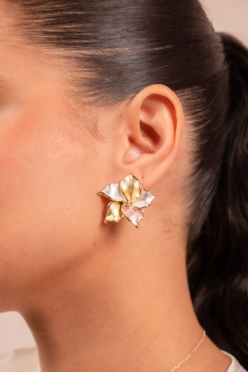 Regal Petals Statement Necklace Set - Vinni’s Jewelry