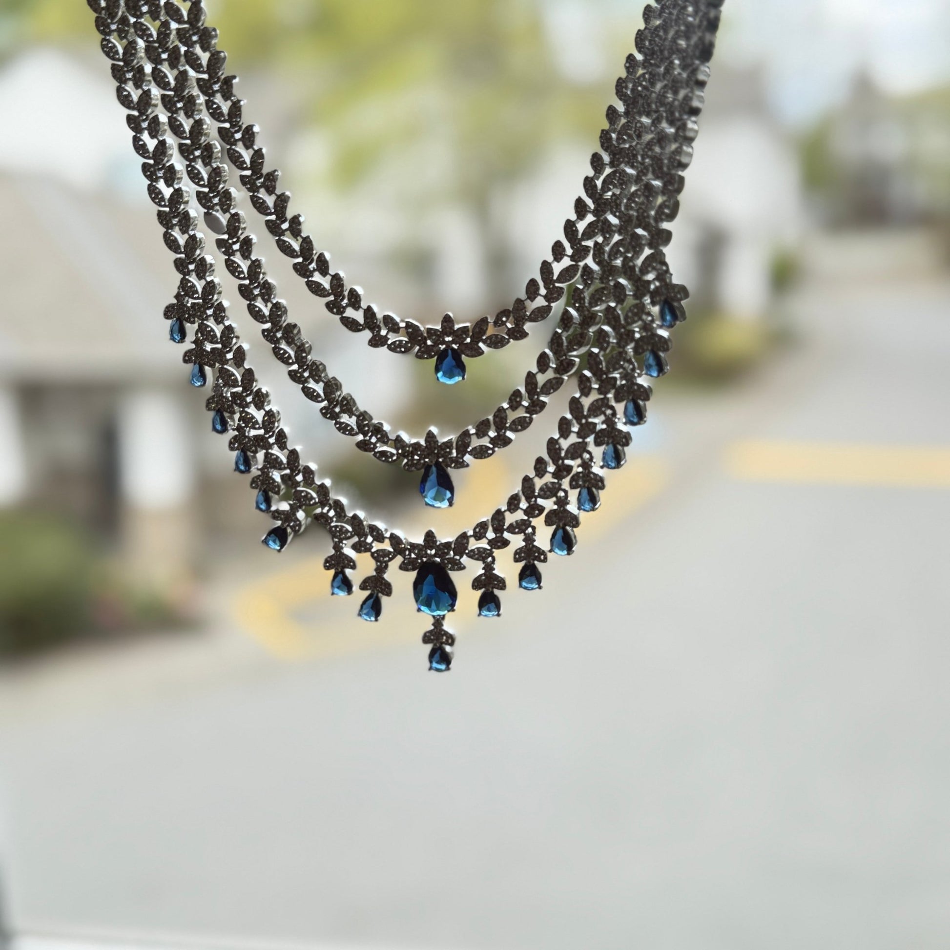 Royal Azure Statement Set - Vinni’s Jewelry