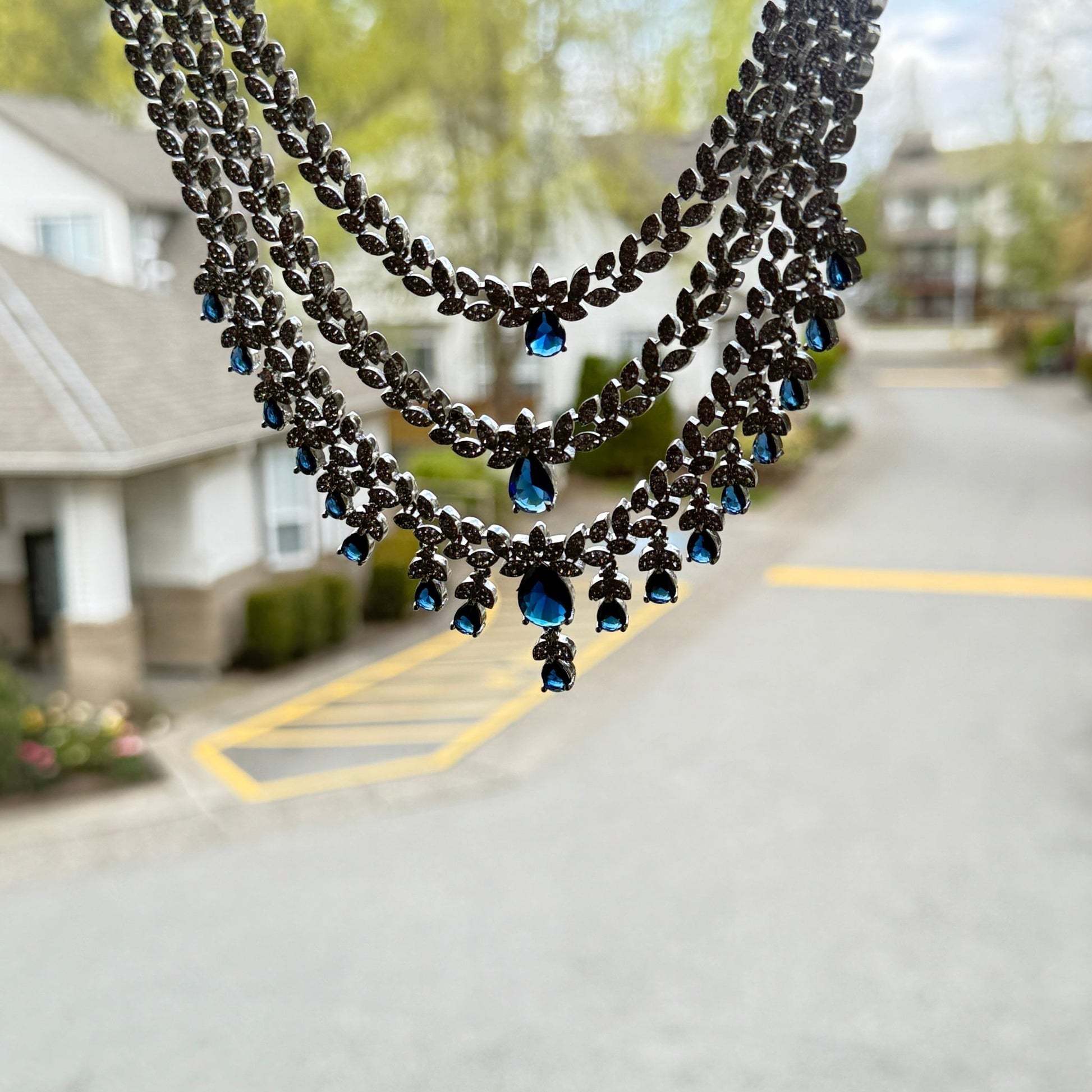 Royal Azure Statement Set - Vinni’s Jewelry