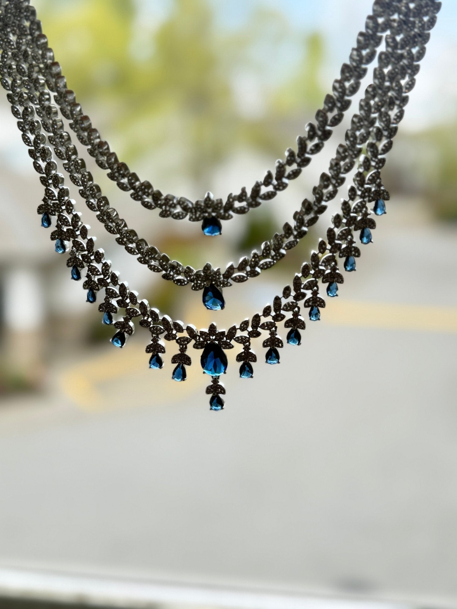 Royal Azure Statement Set - Vinni’s Jewelry