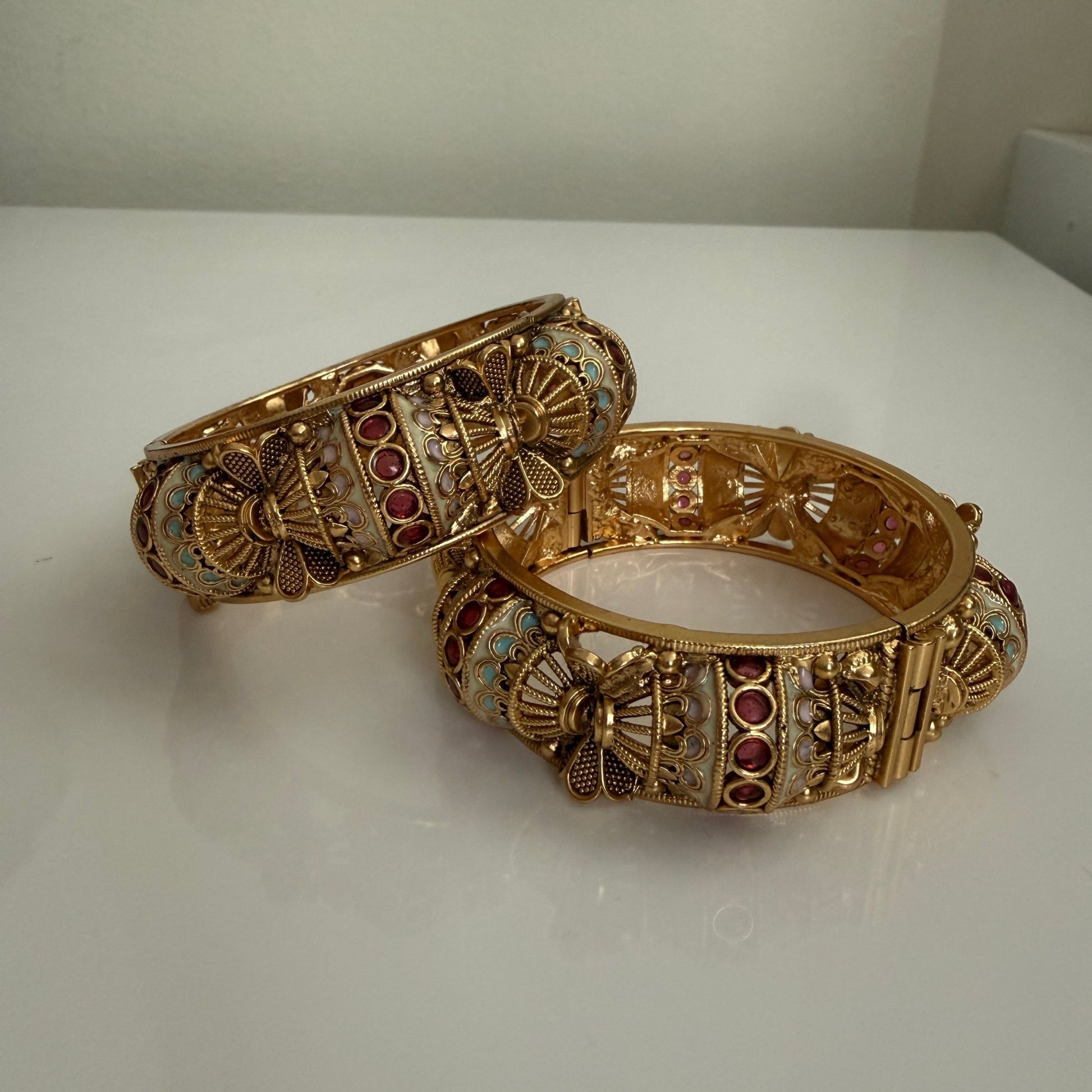 Royal Enamel Heritage Bangle Set - Vinni’s Jewelry