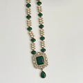 Royal Heritage Emerald Necklace Set – Kundan Detailing - Vinni’s Jewelry