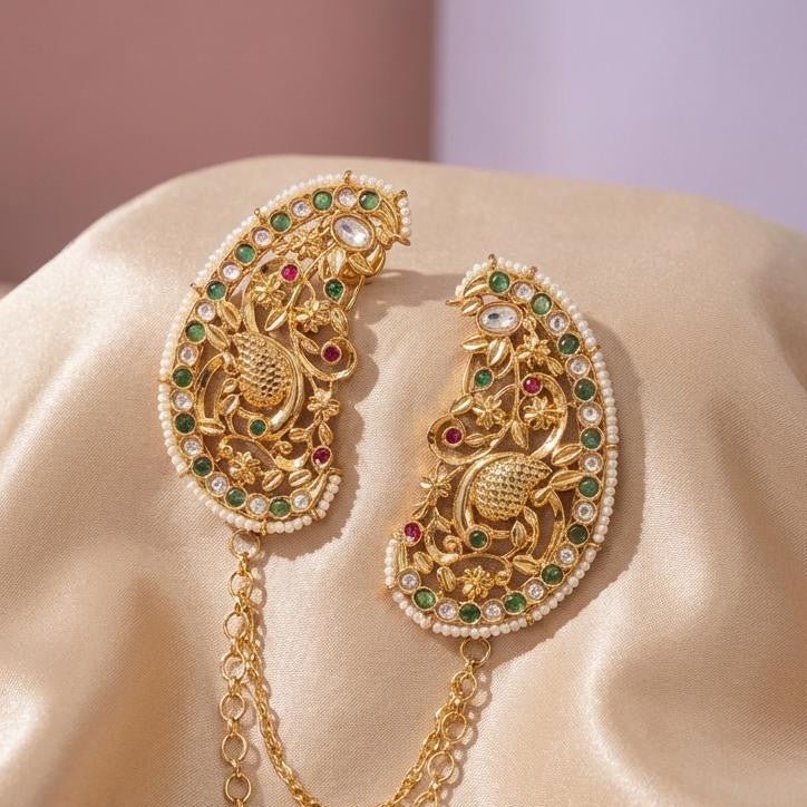 Royal Pearl Crescent Earrings (Copy) - Vinni’s Jewelry