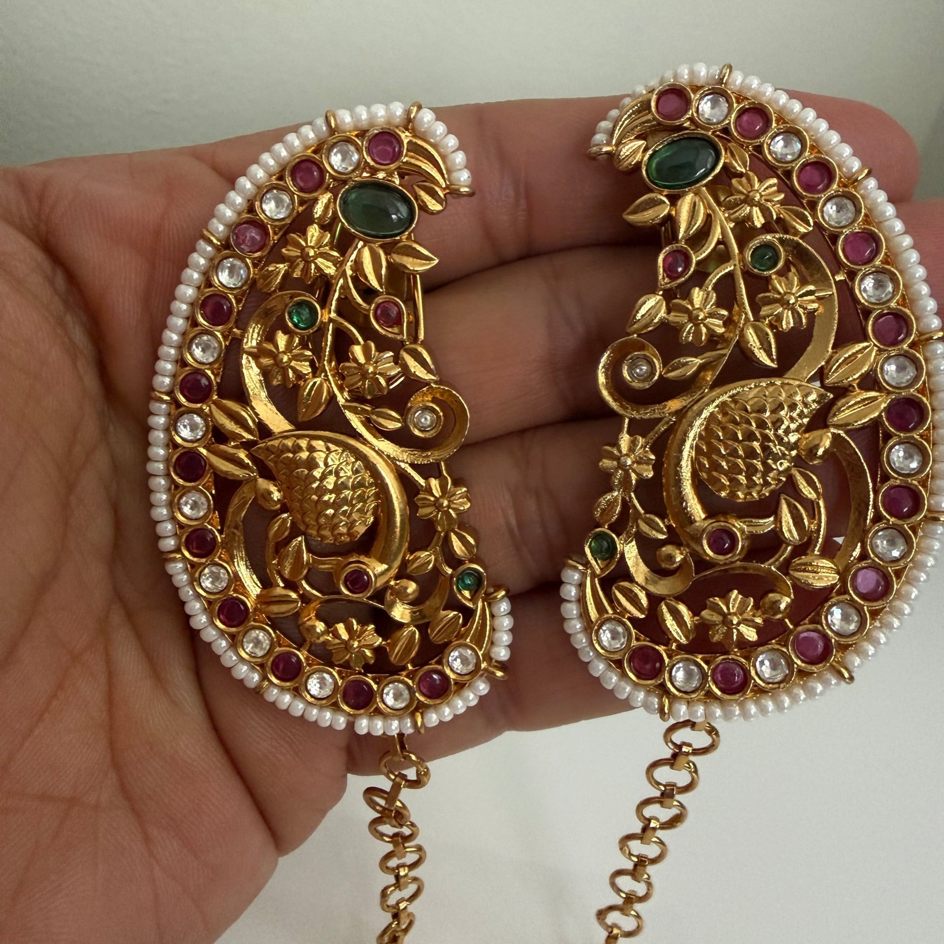 Royal Pearl Crescent Earrings (Copy) - Vinni’s Jewelry