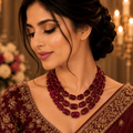 Royal Ruby Pearl Layered Necklace - Vinni’s Jewelry