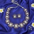 Royal Square Ruby Kundan Choker Set – Square Bridal Jewellery for Weddings & Festive Wear (Copy) - Vinni’s Jewelry