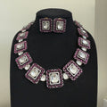 Royal Square Ruby Kundan Choker Set – Square Bridal Jewellery for Weddings & Festive Wear (Copy) - Vinni’s Jewelry