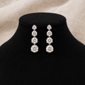 Royal Teardrop American Diamond Necklace Set - Vinni’s Jewelry