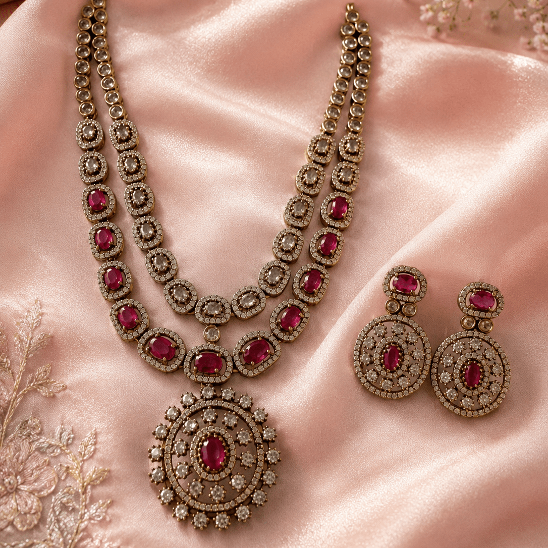 Rubina Royale Luxe Necklace Set - Vinni’s Jewelry