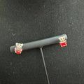 Ruby Teddy Sparkle Studs - Vinni’s Jewelry