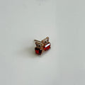 Ruby Teddy Sparkle Studs - Vinni’s Jewelry