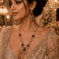 Ruhani Ruby Elegance Necklace Set - Vinni’s Jewelry