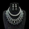 Sapphire Midnight CZ Necklace Set - Vinni’s Jewelry