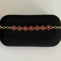 Scarlet Bloom Floral Bracelet - Vinni’s Jewelry