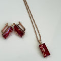Scarlet Majesty Set - Vinni’s Jewelry