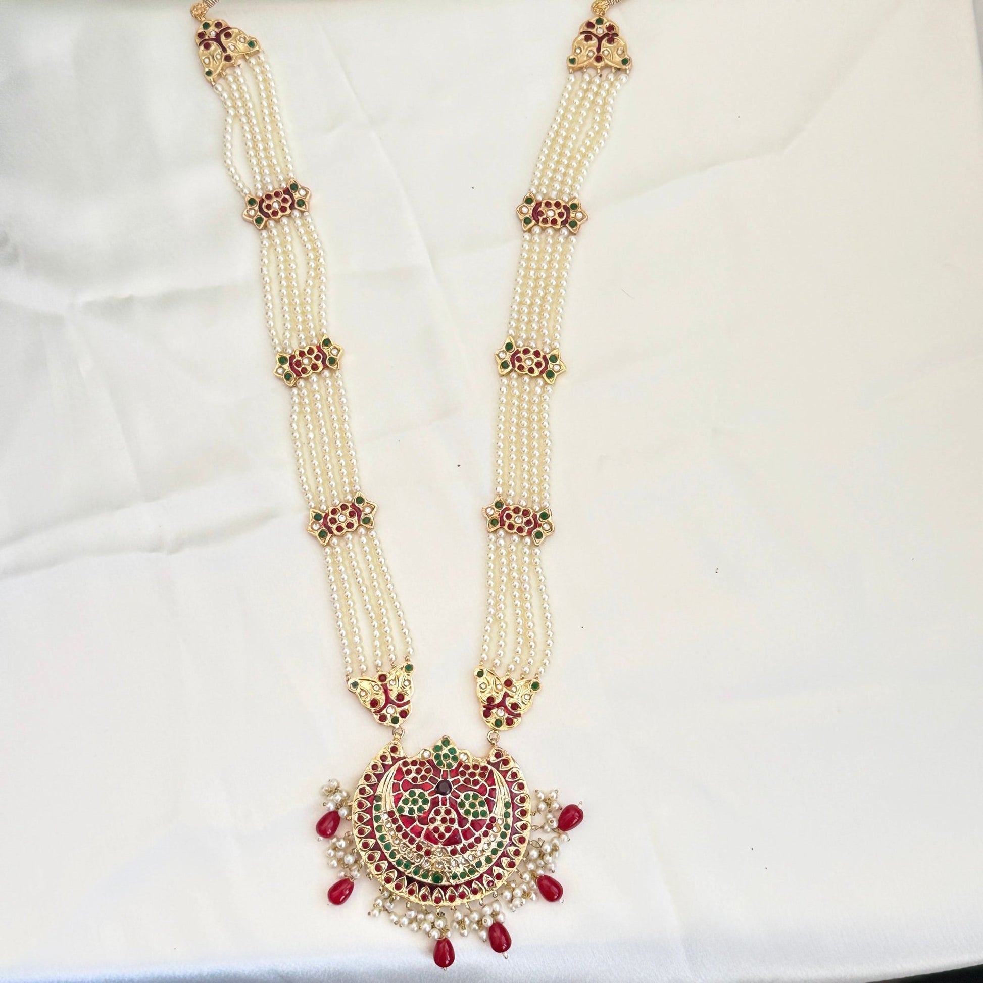 Sheeshmahal Pearl Rani Haar - Vinni’s Jewelry
