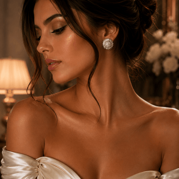 Silver Radiance Burst Stud Earrings - Vinni’s Jewelry