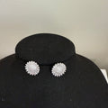Silver Radiance Burst Stud Earrings - Vinni’s Jewelry