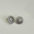 Silver Radiance Burst Stud Earrings - Vinni’s Jewelry