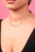 Silver Starlight Drop Necklace - Vinni’s Jewelry