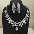 Sparkling Teardrop CZ Necklace & Earring Set - Vinni’s Jewelry