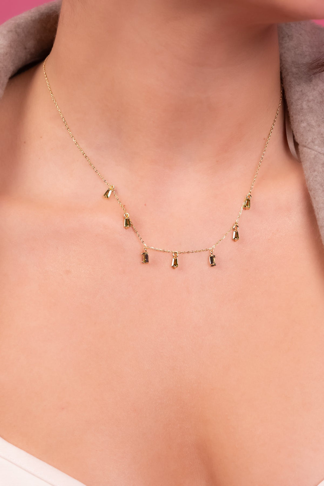 Starlight Drop Pendant Necklace - Vinni’s Jewelry