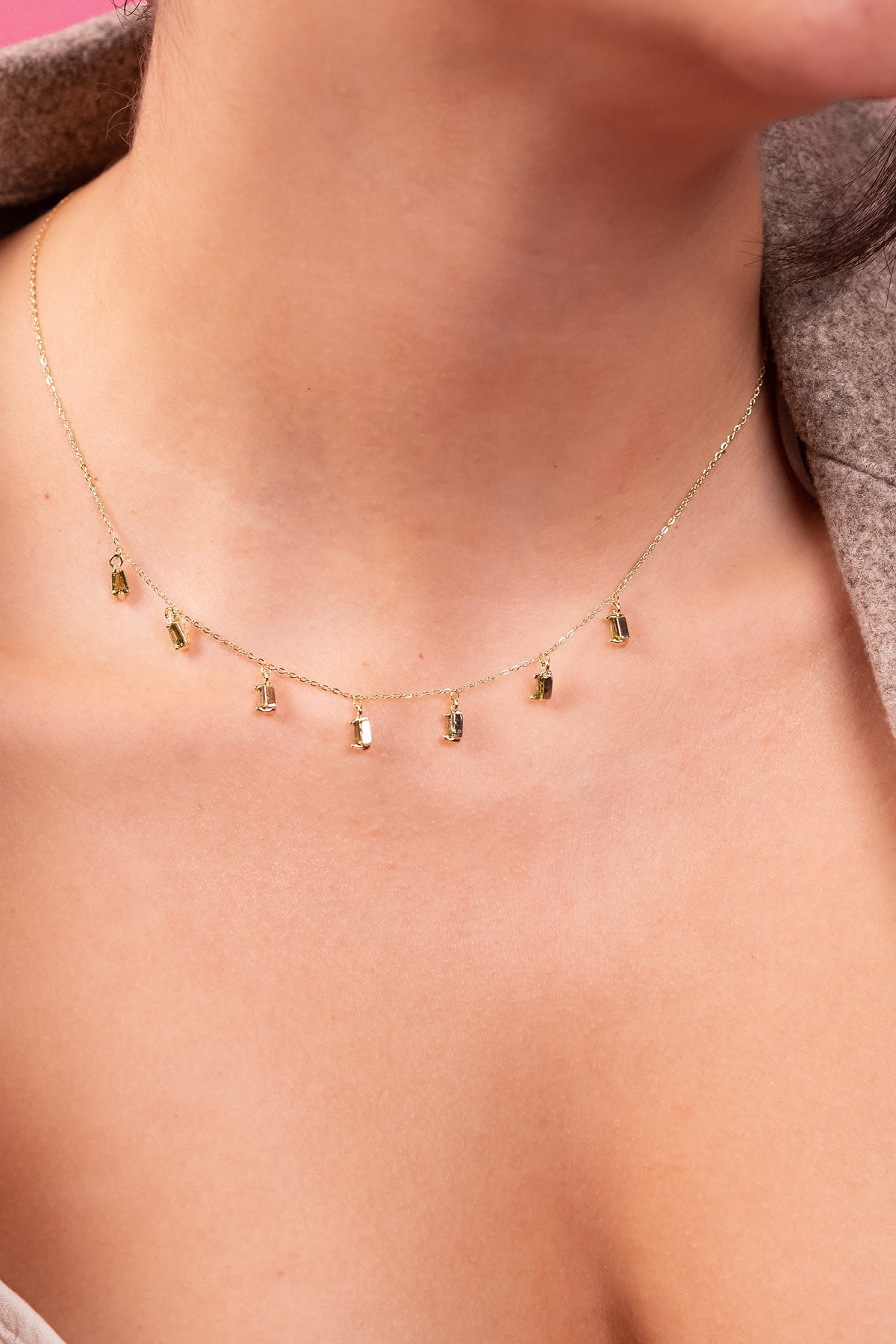 Starlight Drop Pendant Necklace - Vinni’s Jewelry