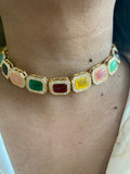 Vibrant Multicolor Heritage Choker Set - Vinni’s Jewelry