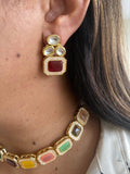 Vibrant Multicolor Heritage Choker Set - Vinni’s Jewelry