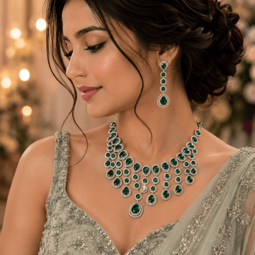 Vinni’s Emerald Dewdrop Symphony - Vinni’s Jewelry