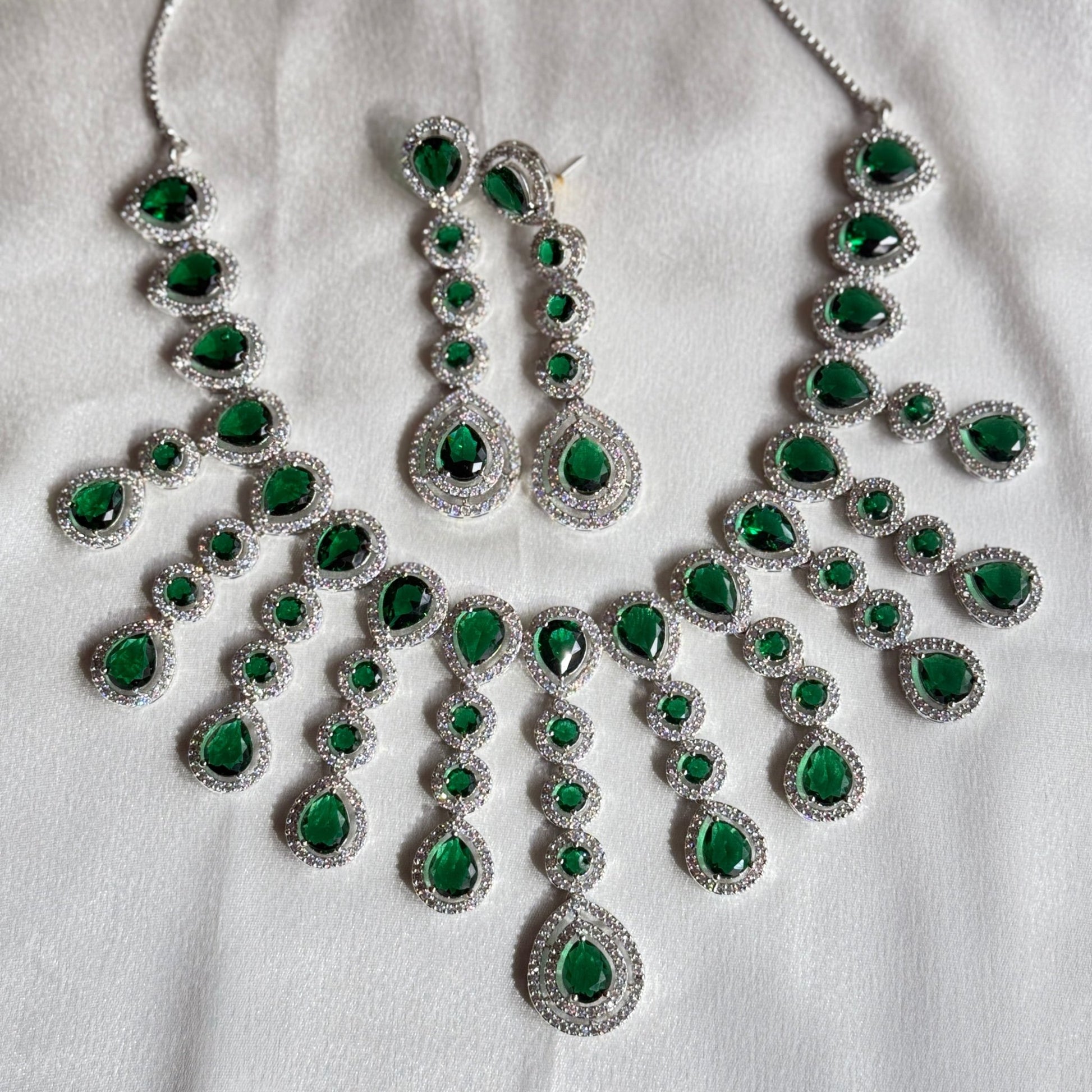 Vinni’s Emerald Dewdrop Symphony - Vinni’s Jewelry