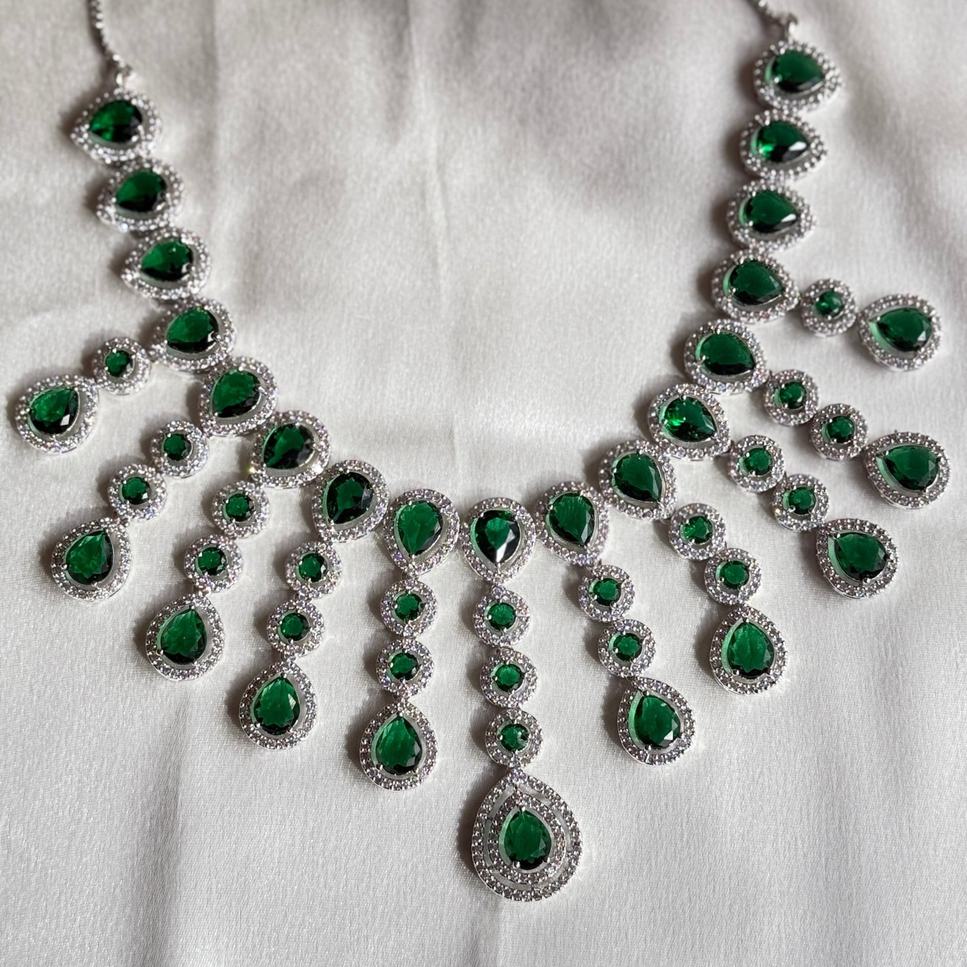 Vinni’s Emerald Dewdrop Symphony - Vinni’s Jewelry