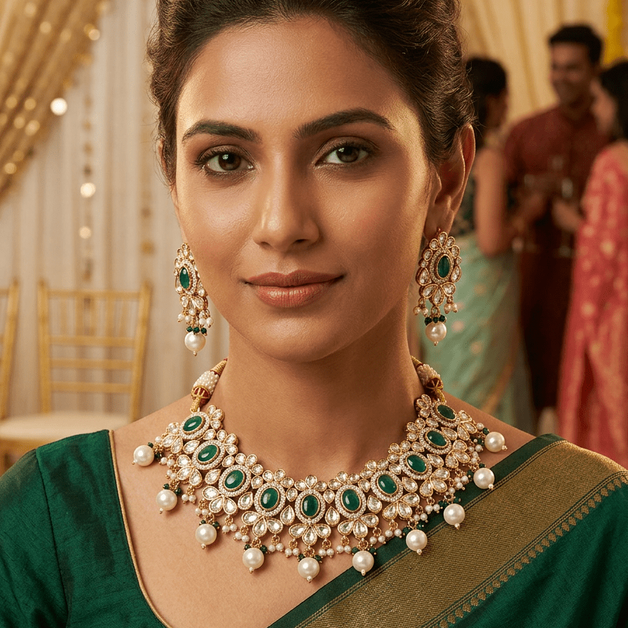 Vinni’s Noor - e - Mughal Set - Vinni’s Jewelry